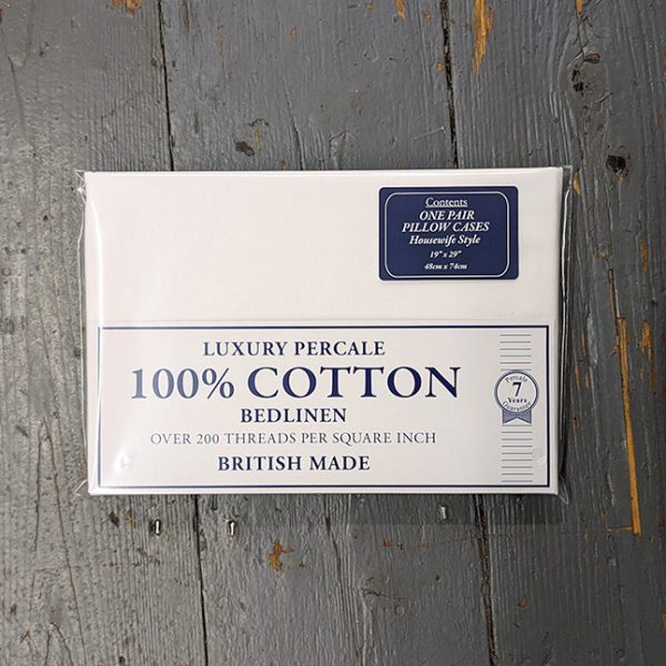 Pillow Cases 100% Cotton Percale